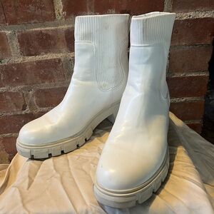 White Women's Ankle Boots